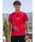 Funktionelles Premium-T-Shirt für Herren ALTISPORT VOJ/ALM037TR01 ROT
