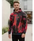 Premium-Sweatshirt für Herren ALTISPORT VOJ/ALM010MI01 SCHWARZ UND ROT