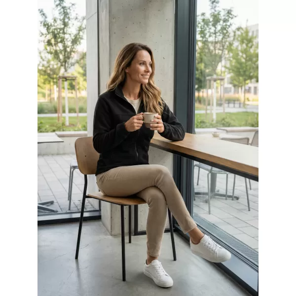  Fleece-Sweatshirt für Damen ALTISPORT NP/ALW405 SCHWARZ 