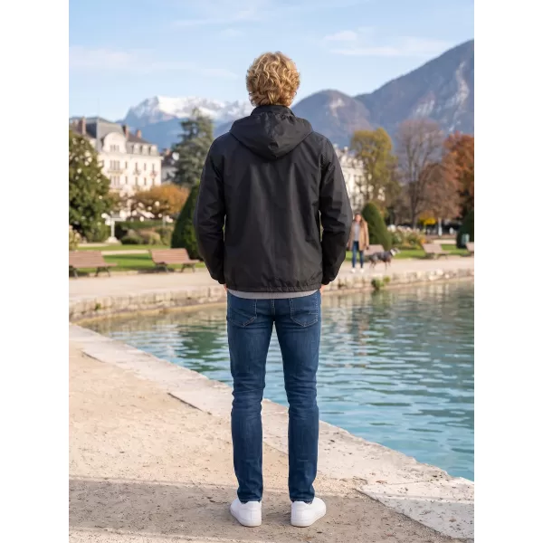  Unisex-Windjacke ALTISPORT NP/ALU425 SCHWARZ 