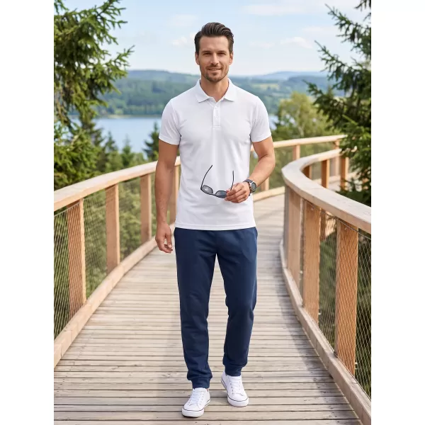  Herren-T-Shirt mit Kragen ALTISPORT NoPrint NP/ALM712 WEIß 
