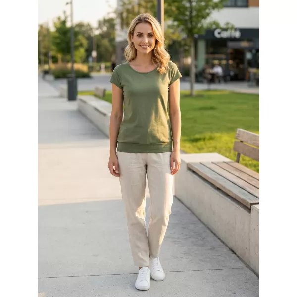  Damen-T-Shirt ALTISPORT NP/ALW021 KHAKI 