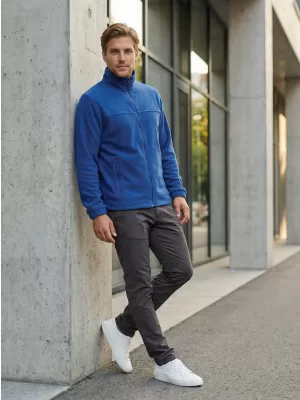 Fleece-Sweatshirt für Herren ALTISPORT NP/ALM105 KÖNIGSBLAU