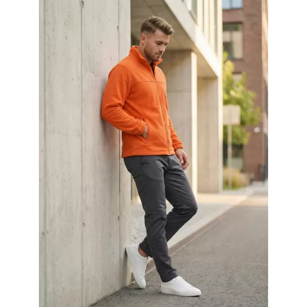  Fleece-Sweatshirt für Herren ALTISPORT NP/ALM105 ORANGE 