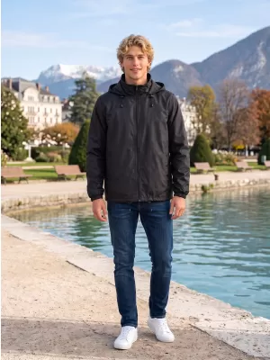 Unisex-Windjacke ALTISPORT NP/ALU425 SCHWARZ