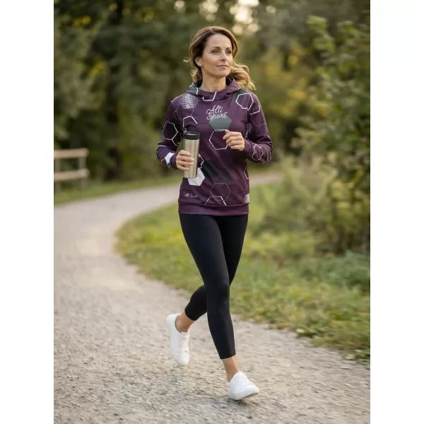  Hochwertiges Funktions-Sweatshirt für Damen ALTISPORT VOJ/ALW037MI01 LILA 