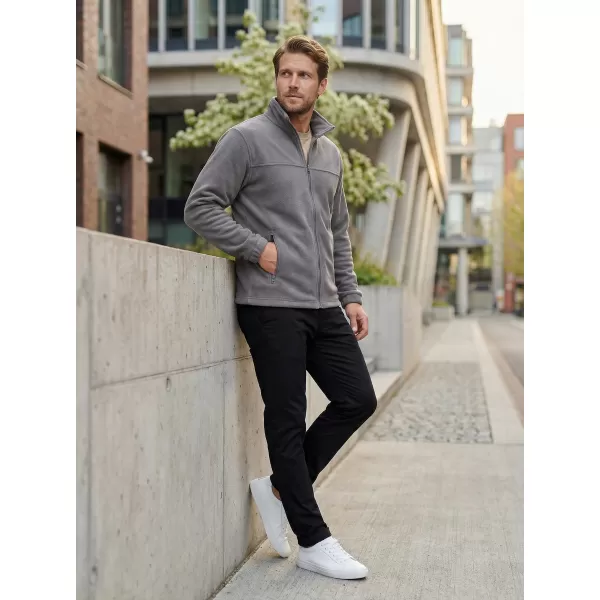  Fleece-Sweatshirt für Herren ALTISPORT NP/ALM105 STAHLGRAU 