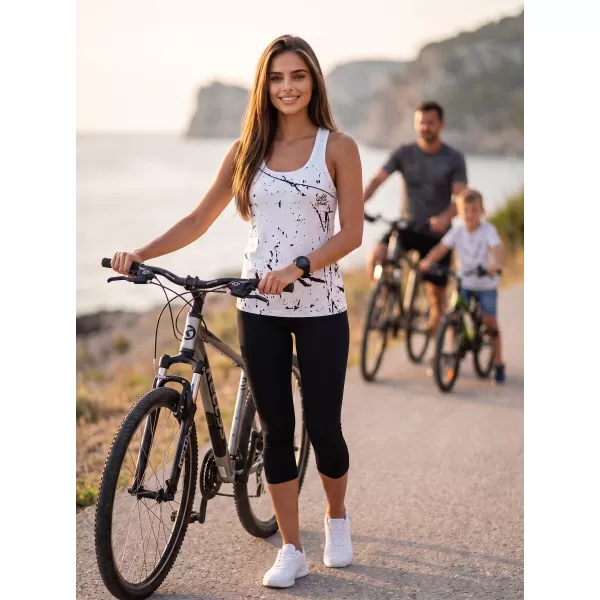  Hochwertiges Funktions-Tanktop für Damen ALTISPORT VOJ/ALW034TIL01 WEIß 