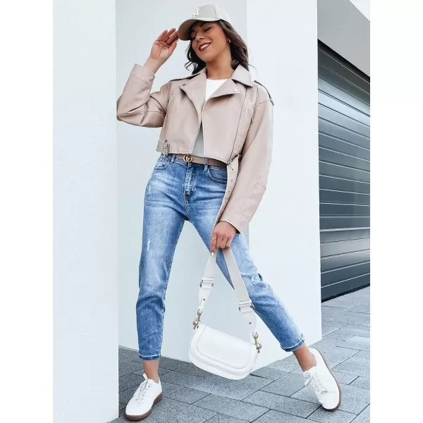  Lederjacke DSTREET BADEN TY4336 BEIGE 