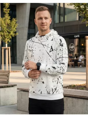 Hochwertiges Funktions-Sweatshirt für Herren ALTISPORT VOJ/ALM034MI01 WEIß