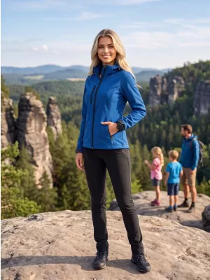 Softshelljacke für Damen ALTISPORT NP/ALW125 KÖNIGSBLAU