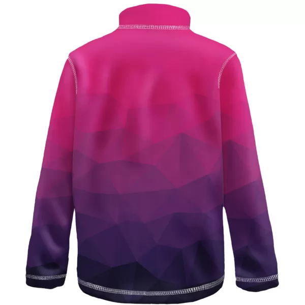  Fleece-Sweatshirt für Kinder WAMU MOZAIKA FIALOVÁ GRÜN 