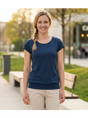 Damen-T-Shirt ALTISPORT NP/ALW021 MITTERNACHTSBLAU