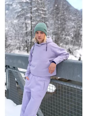 Damen-Jogginghose aus Baumwolle NORDBLANC BOYFRIEND NBSPL7888 LILA