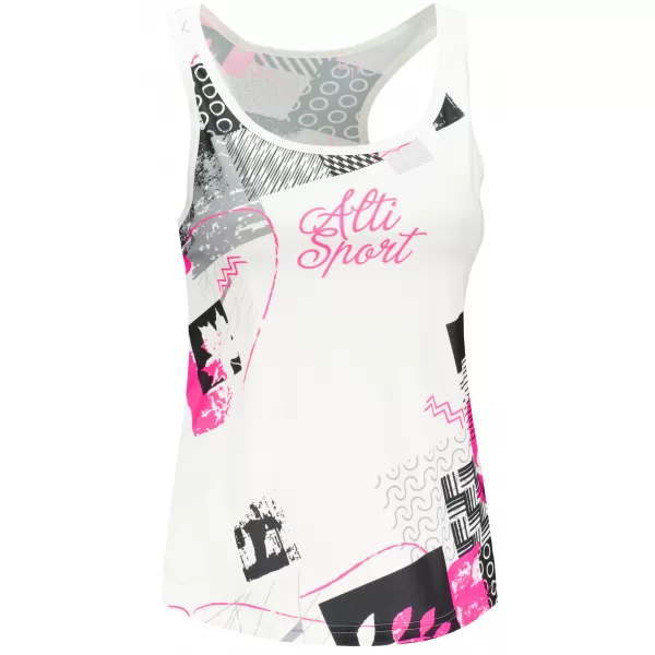  Hochwertiges Funktions-Tanktop für Damen ALTISPORT VOJ/ALW009TIL01 WEIß 