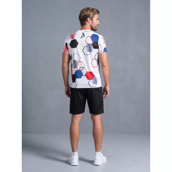  Hochwertiges Funktions-T-Shirt für Herren ALTISPORT x CZE VOJ/ALM036TR01 HEXA WEIß 