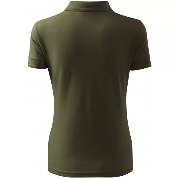  Damen-T-Shirt mit Kragen ALTISPORT NP/ALW012 MILITÄR 