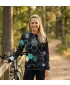 Hochwertiges Funktions-Sweatshirt für Damen ALTISPORT VOJ/ALW037MI01 SCHWARZ/TÜRKIS
