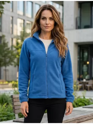 Fleece-Sweatshirt für Damen ALTISPORT NP/ALW405 AZURBLAU