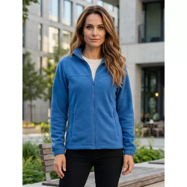 Fleece-Sweatshirt für Damen ALTISPORT NP/ALW405 AZURBLAU 