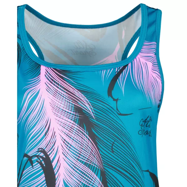  Hochwertiges Funktions-Westenkleid für Damen ALTISPORT VOJ/ALW001SAT01 PETROL/HELLROSA 