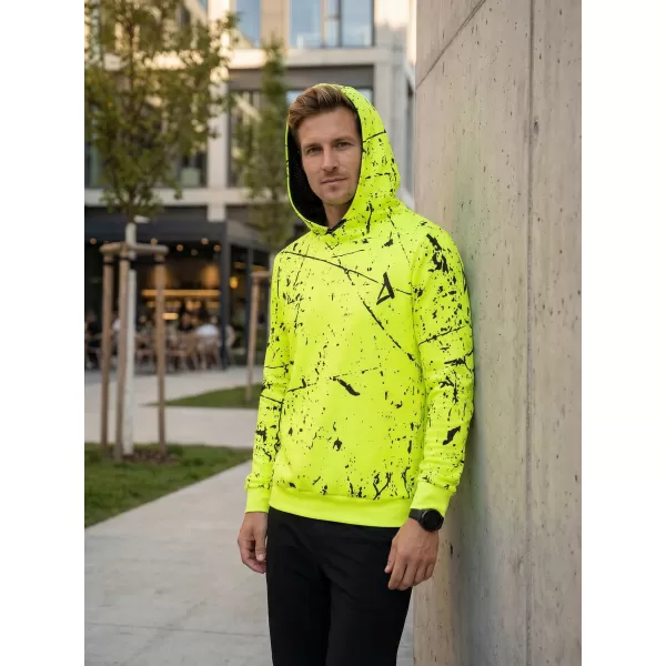  Hochwertiges Funktions-Sweatshirt für Herren ALTISPORT VOJ/ALM034MI01 NEON GELB 