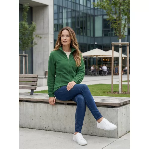  Fleece-Sweatshirt für Damen ALTISPORT NP/ALW405 FLASCHENGRÜN 