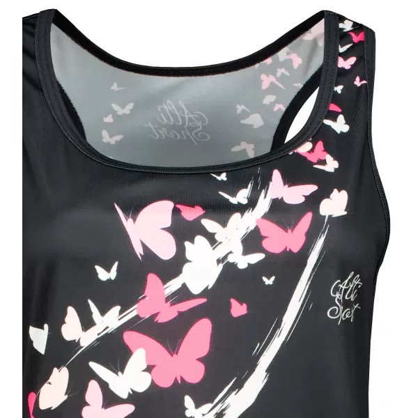  Hochwertiges Funktions-Westenkleid für Damen ALTISPORT VOJ/ALW022SAT01 SCHWARZ/ROSA 