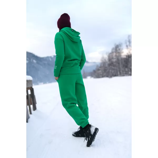  Damen-Jogginghose aus Baumwolle NORDBLANC BOYFRIEND NBSPL7888 GRÜN 