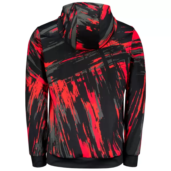  Premium-Sweatshirt für Herren ALTISPORT VOJ/ALM010MI01 SCHWARZ UND ROT 