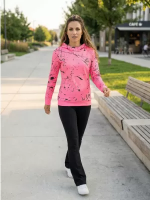 Hochwertiges Funktions-Sweatshirt für Damen ALTISPORT VOJ/ALW034MI01 NEON PINK