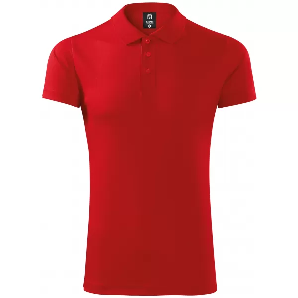  Herren-T-Shirt mit Kragen ALTISPORT NoPrint NP/ALM712 ROT 