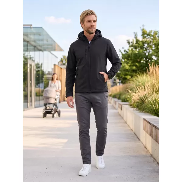  Herren-Softshelljacke ALTISPORT NP/ALM225 SCHWARZ 