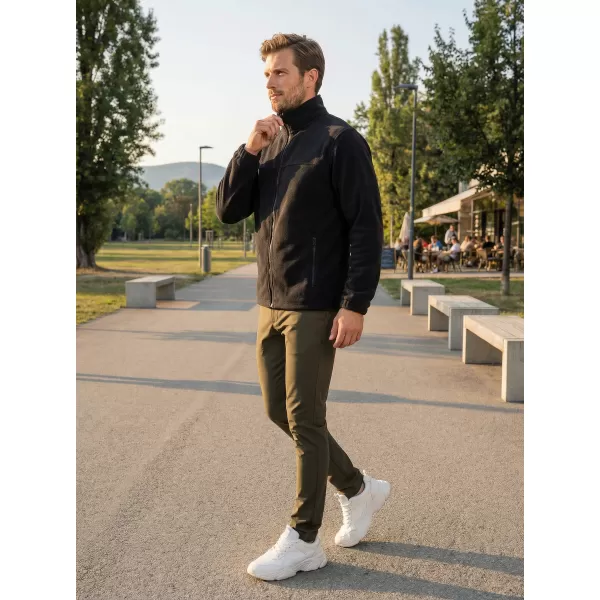  Fleece-Sweatshirt für Herren ALTISPORT NP/ALM105 SCHWARZ 