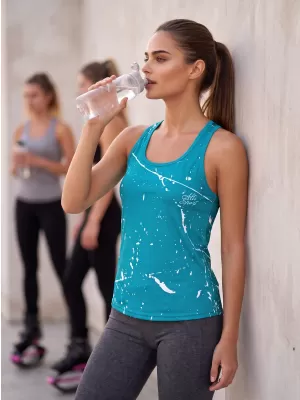 Hochwertiges Funktions-Tanktop für Damen ALTISPORT VOJ/ALW034TIL01 SMARAGD