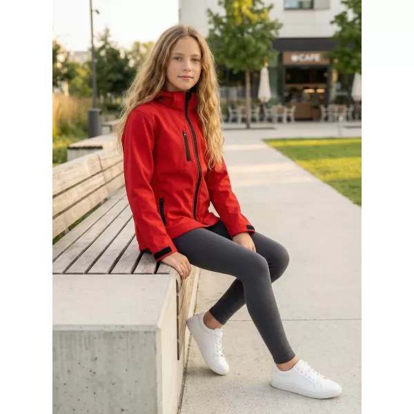  Softshelljacke für Kinder ALTISPORT NP/ALK535 ROT 