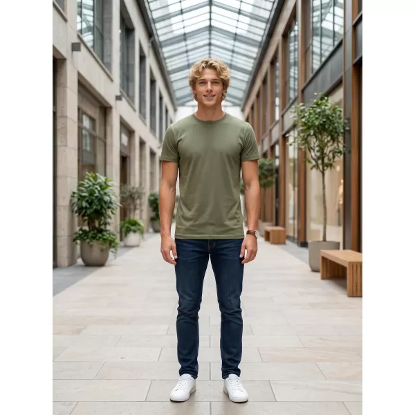  Herren-T-Shirt ALTISPORT NP/ALM921 HELLES KHAKI 