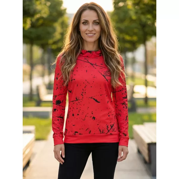  Hochwertiges Funktions-Sweatshirt für Damen ALTISPORT VOJ/ALW034MI01 ROT 