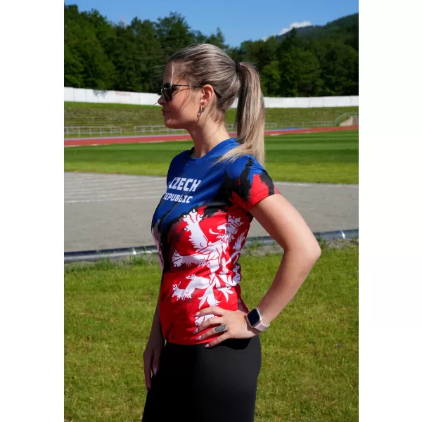  Hochwertiges Funktions-T-Shirt für Damen ALTISPORT x CZE VOJ/ALW036TR01 STREIFEN 