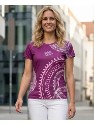 Hochwertiges Funktions-T-Shirt für Damen ALTISPORT VOJ/ALW033TR01 FUCHSIE