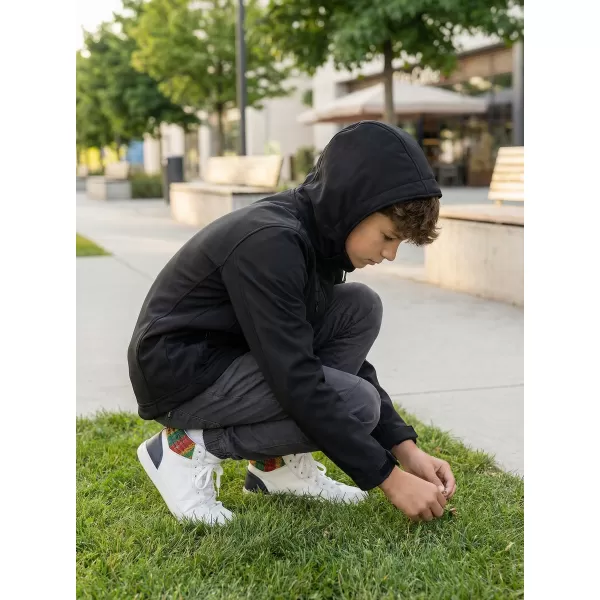  Softshelljacke für Kinder ALTISPORT NP/ALK535 SCHWARZ 