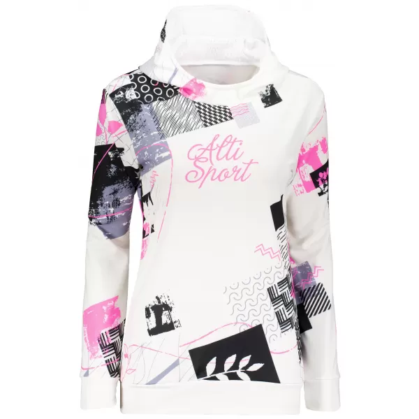  Premium-Sweatshirt für Damen ALTISPORT VOJ/ALW009MI01 WEIß 