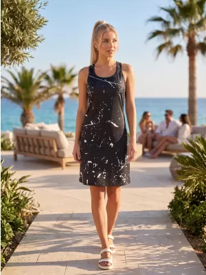 Hochwertiges Funktions-Westenkleid für Damen ALTISPORT VOJ/ALW034SAT01 SCHWARZ