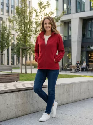 Fleece-Sweatshirt für Damen ALTISPORT NP/ALW405 MARLBORO-ROT