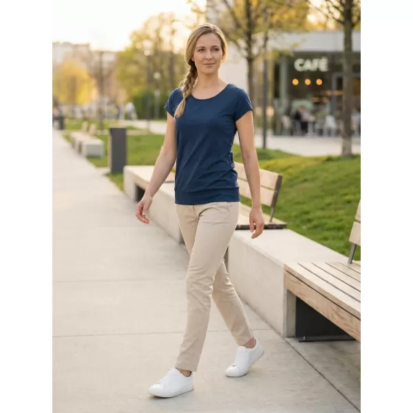  Damen-T-Shirt ALTISPORT NP/ALW021 MITTERNACHTSBLAU 