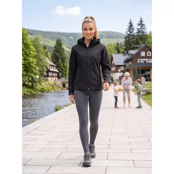  Softshelljacke für Damen ALTISPORT NP/ALW125 SCHWARZ 