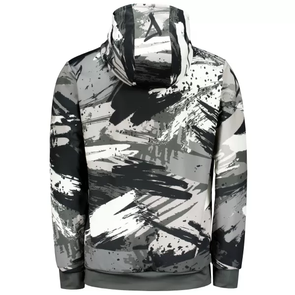  Premium-Sweatshirt für Herren ALTISPORT VOJ/ALM014MI01 SCHWARZGRAU 