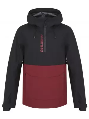 Herrenjacke HUSKY NABBI M SCHWARZ/BURGUND