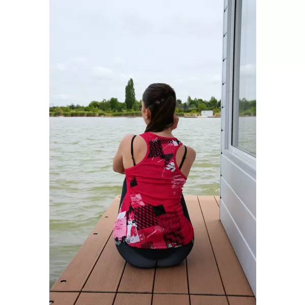  Hochwertiges Funktions-Tanktop für Damen ALTISPORT VOJ/ALW009TIL01 ROT 