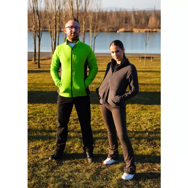  Fleece-Sweatshirt für Damen ALTISPORT NP/ALW405 EBENHOLZGRAU 